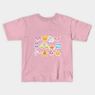 Funny Kawaii zodiac sign Kids T-Shirt